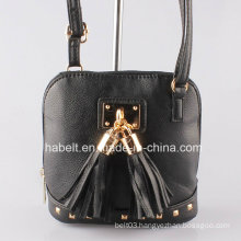 Square Solid Tassel Single Shoulder Bags